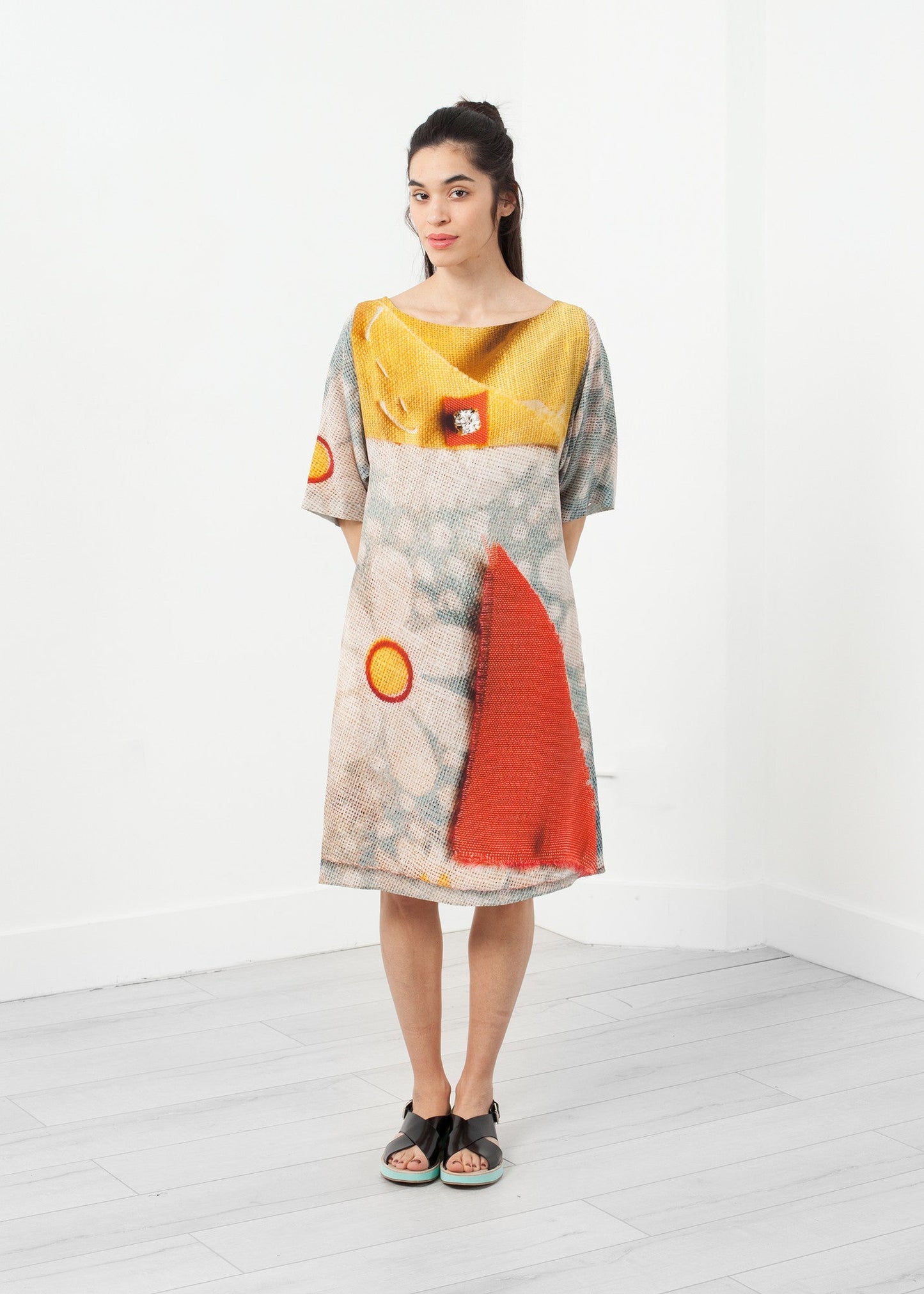 3/4 Sleeve Kimono Dress Cosmetics