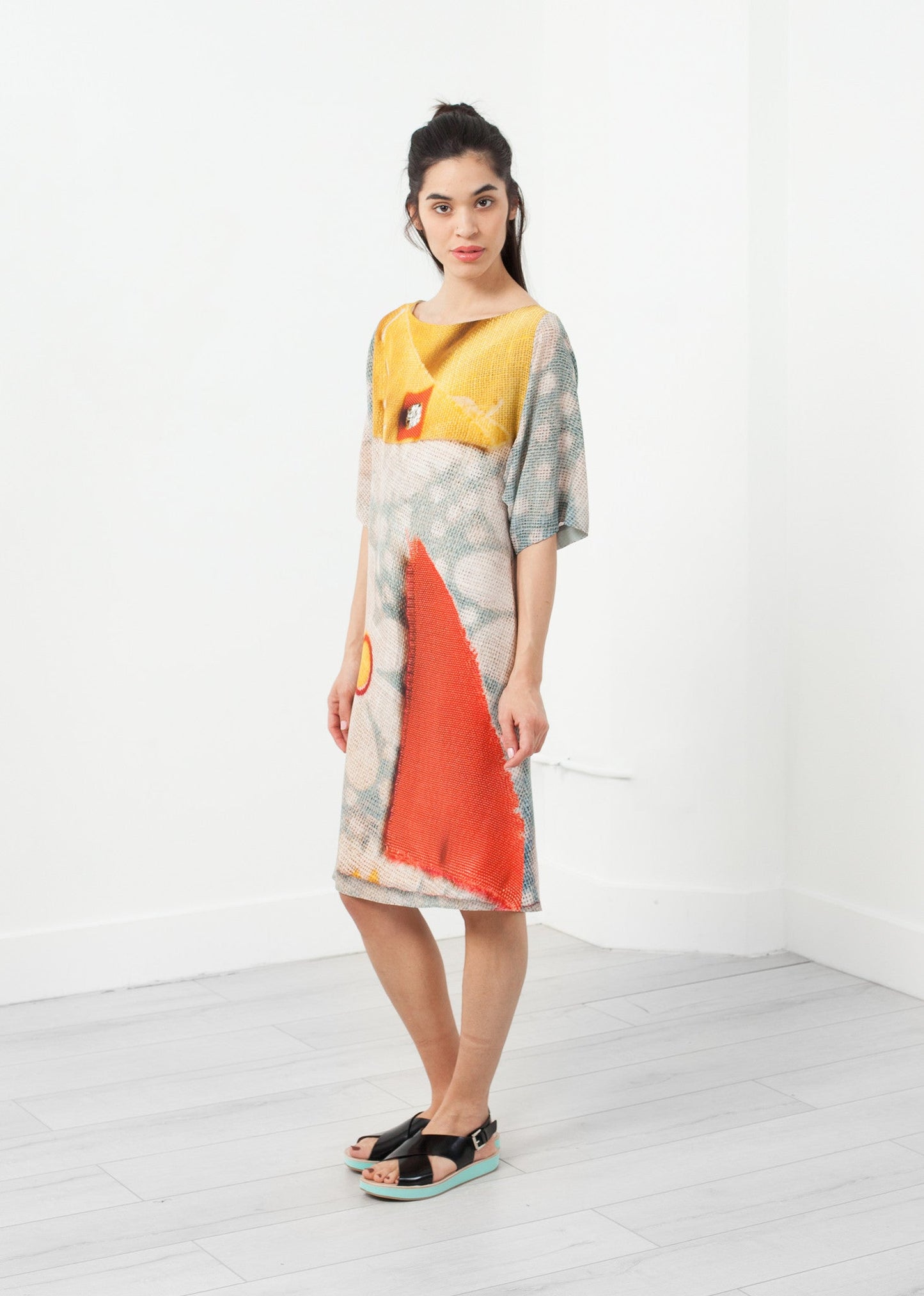 3/4 Sleeve Kimono Dress Cosmetics