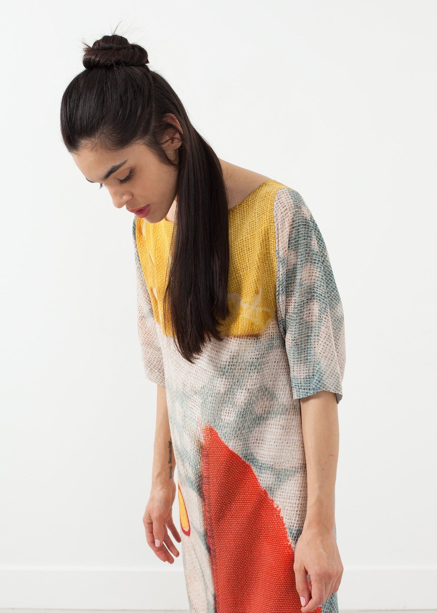 3/4 Sleeve Kimono Dress Cosmetics
